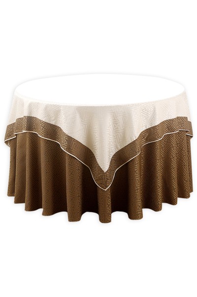 Customized double-layer hotel table cover design Jacquard hotel table cover waterproof and anti-fouling table cover special shop round table 1 meter 1.2 meters 1.3 meters, 1,4 meters 1.5 meters 1.6 meters 1.8 meters, 2.0 meters, 2.2 meters, 2.4 meters, 2. 45 degree